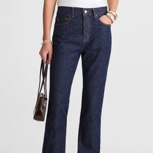Alexa Chung X Madewell Franny straight jeans in rigid wash.  27, $100. NWOT.